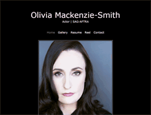 Tablet Screenshot of oliviamackenzie-smith.com